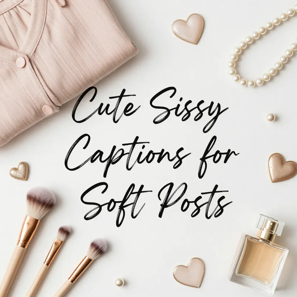 Cute Sissy Captions for Soft Posts
