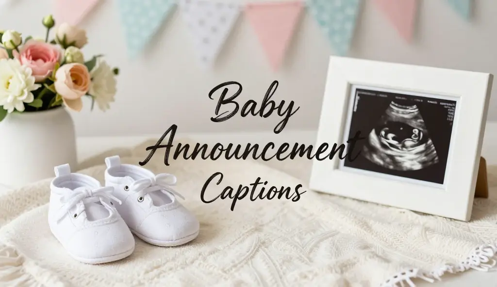 baby announcement captions